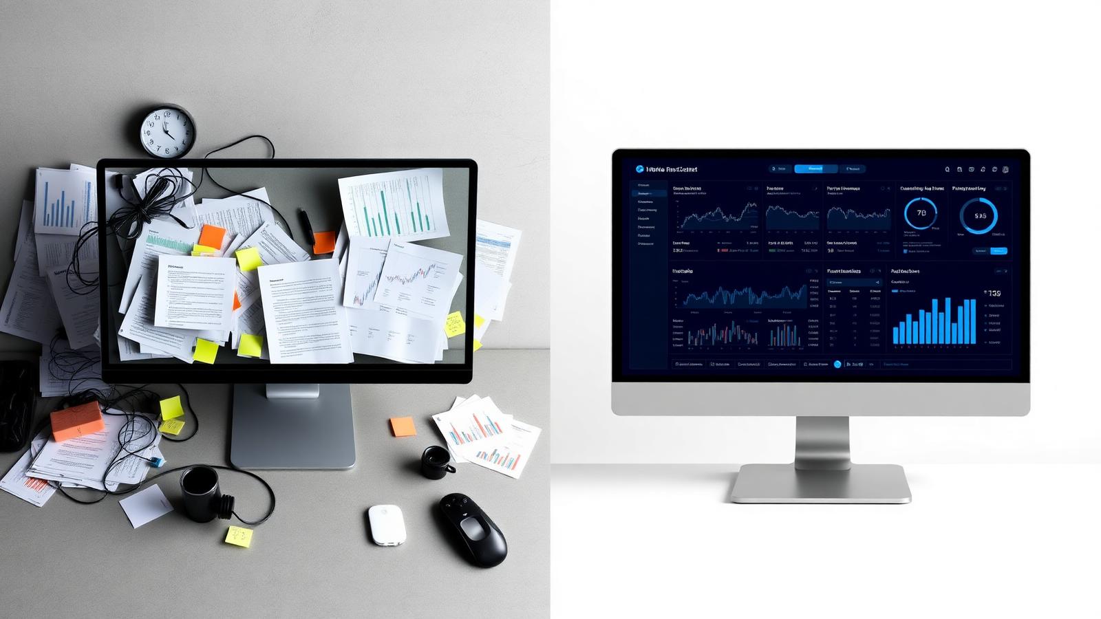 Fragmented systems vs unified MikiBrix dashboard